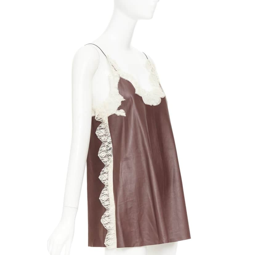 Dior Product Burgundy Leather Very good condition - Front View