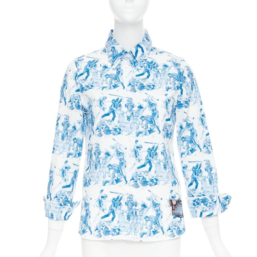 Prada The Important Ones Blue Cotton Very good condition - Front View