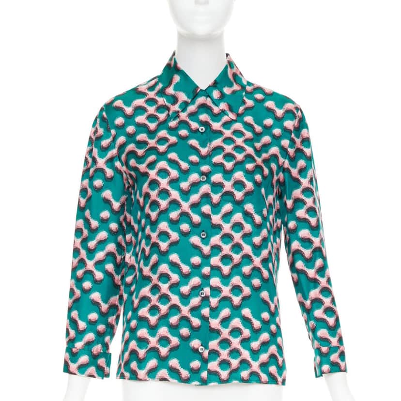 Prada Product Green Silk Very good condition - Front View