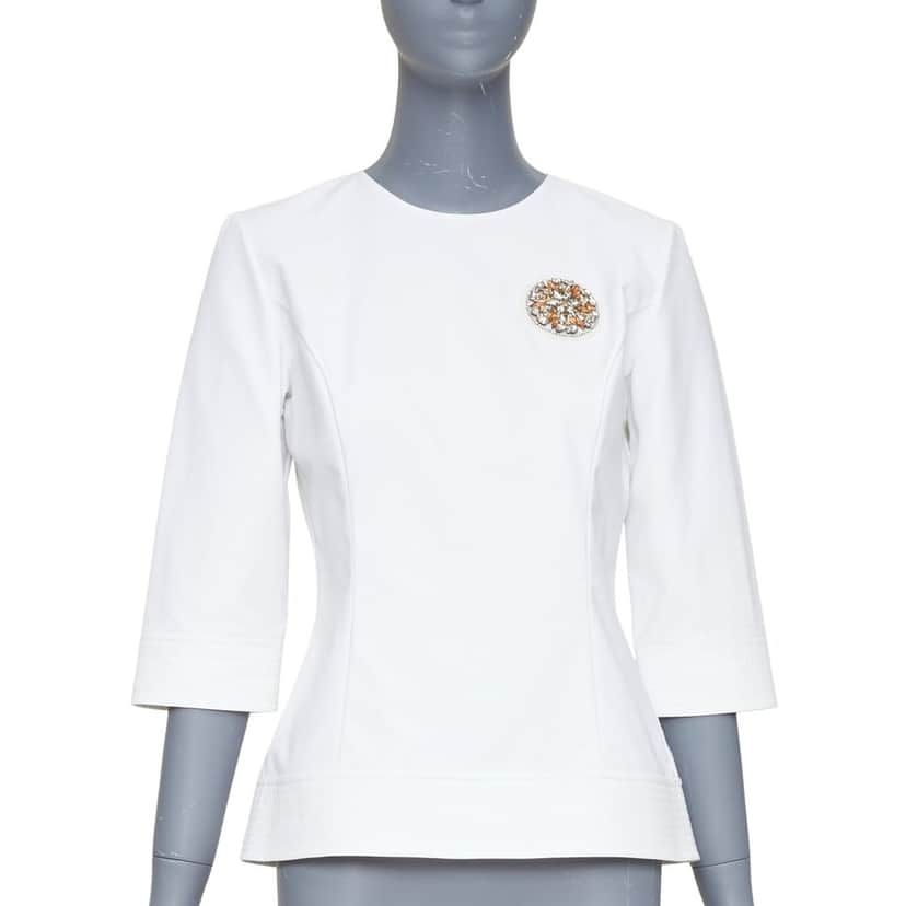 Dior Product Ecru Cotton Fair condition - Front View