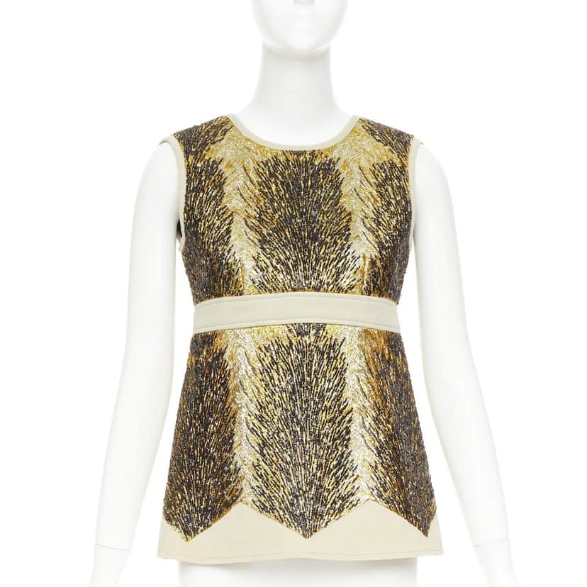 Louis Vuitton Product Gold Polyester Very good condition - Front View