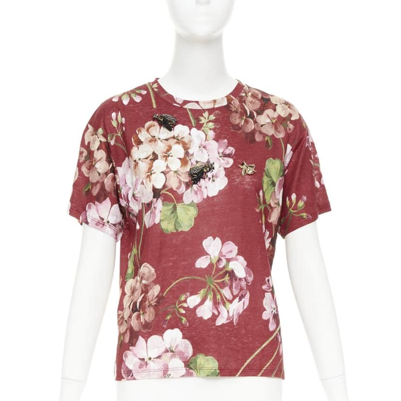 Gucci Product Burgundy Cotton Very good condition - Front View