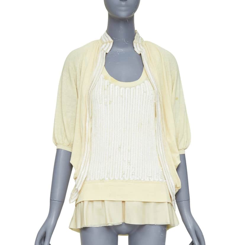 Sacai Product Ecru Cotton Fair condition - Front View