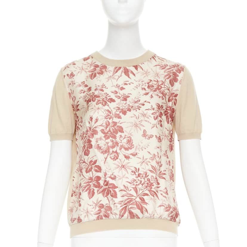 Gucci Product Beige Silk Very good condition - Front View