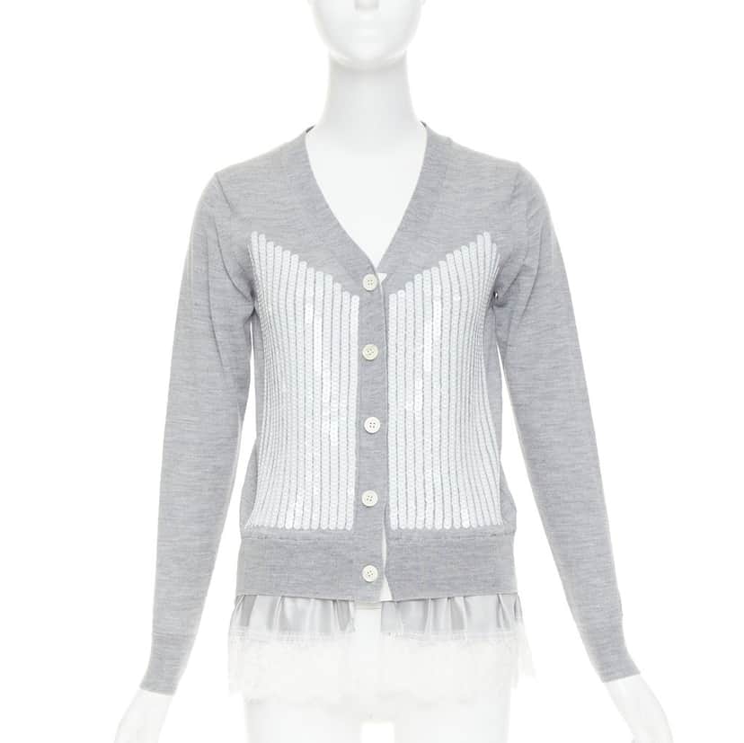 Sacai Product Grey Wool Very good condition - Front View