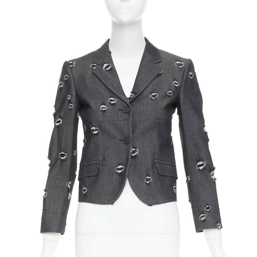 Miu Miu Product Grey Denim Very good condition - Front View