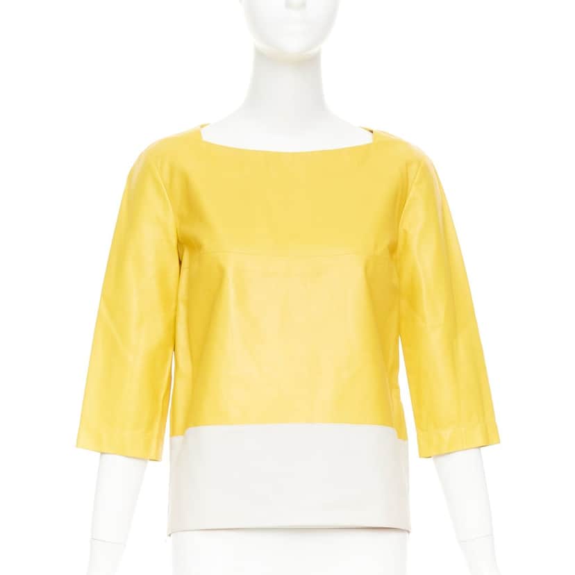 Marni Product Yellow Leather Very good condition - Front View