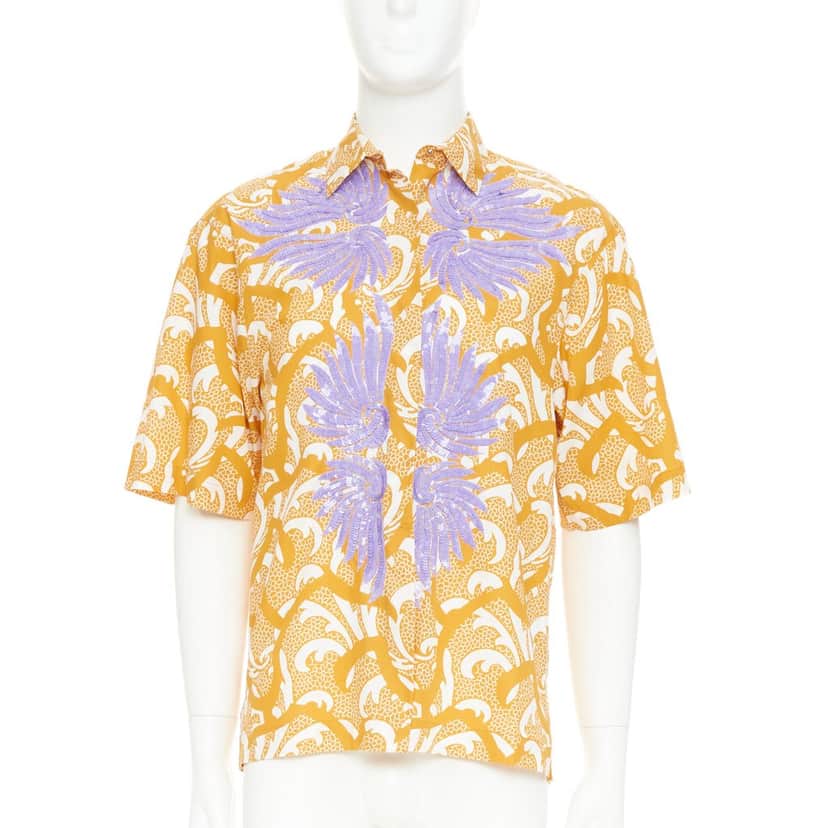 Dries Van Noten Product Yellow Cotton Very good condition - Front View