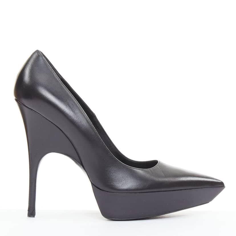 Balenciaga Chevreau Brilliant Black Leather Very good condition - Front View