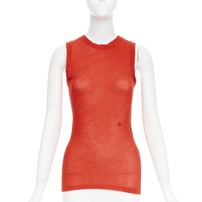 Celine Product Red Silk Very good condition - Front View