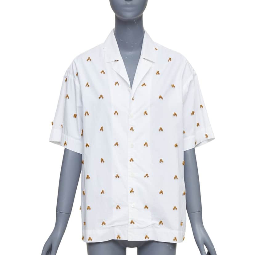 Jacquemus La Chemise Bl√© White Cotton Very good condition - Front View