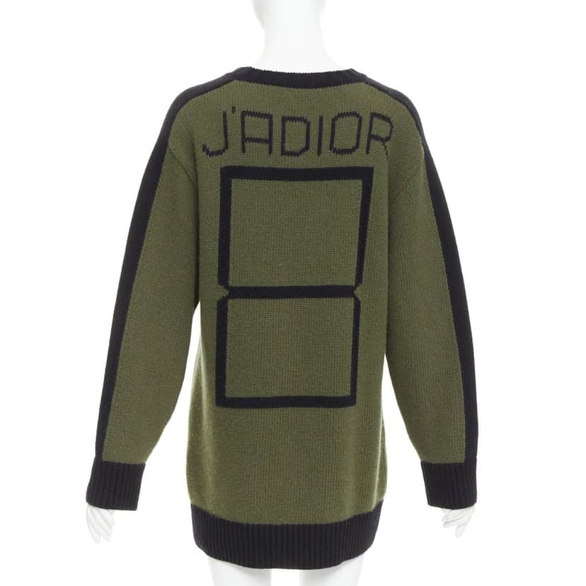 Christian Dior Product Green Wool Very good condition - Front View