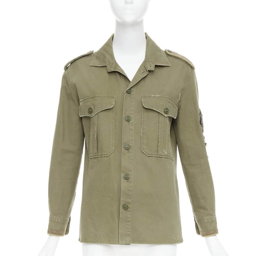 Saint Laurent Product Khaki Cotton Very good condition - Front View