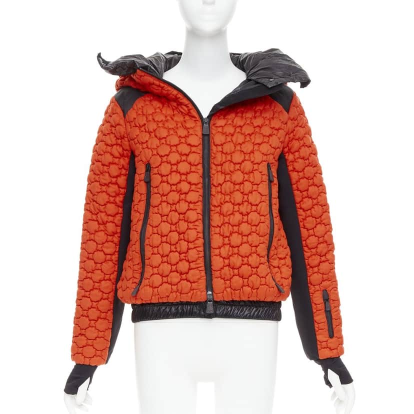 Moncler Soubeyran Orange Wool Very good condition - Front View