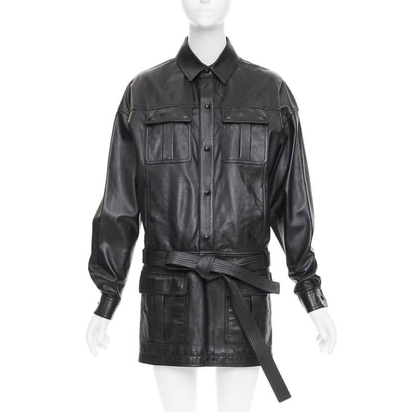 Saint Laurent Product Black Leather Very good condition - Front View