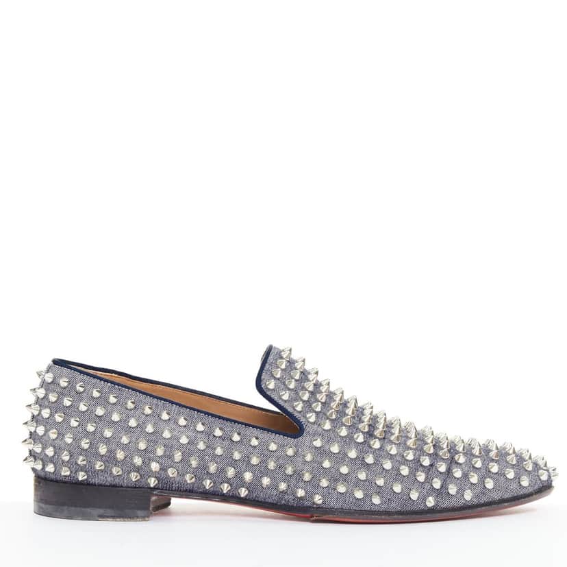 Christian Louboutin Dandelion Spikes Blue Denim Good condition - Front View