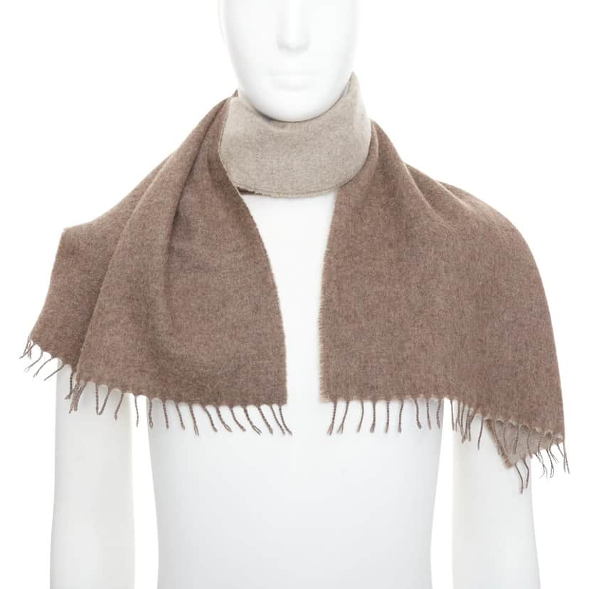 Hermes Product Brown Cashmere Fair condition - Front View