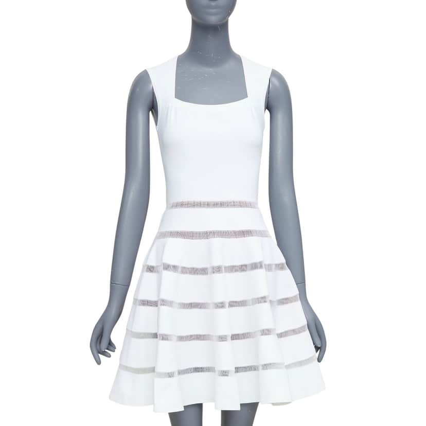 Alaia Product Ecru Viscose Very good condition - Front View