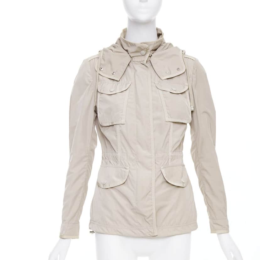 Moncler Roxane Giubotto Beige Very good condition - Front View
