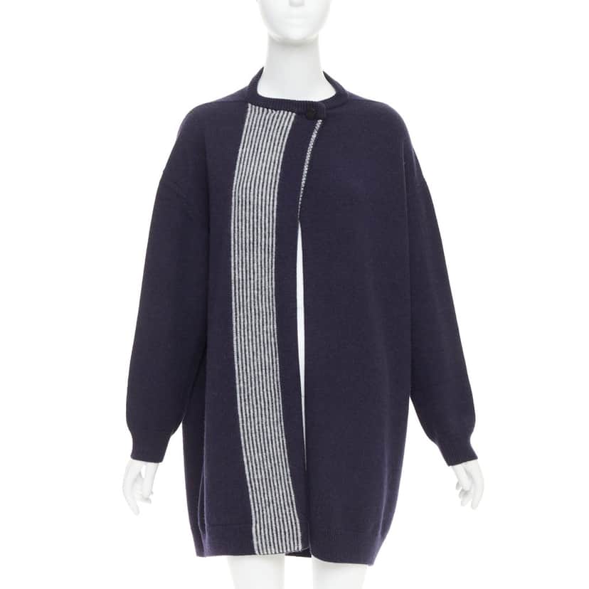 Hermes Product Navy Wool Very good condition - Front View