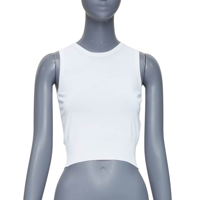 Alaia Product White Viscose Very good condition - Front View