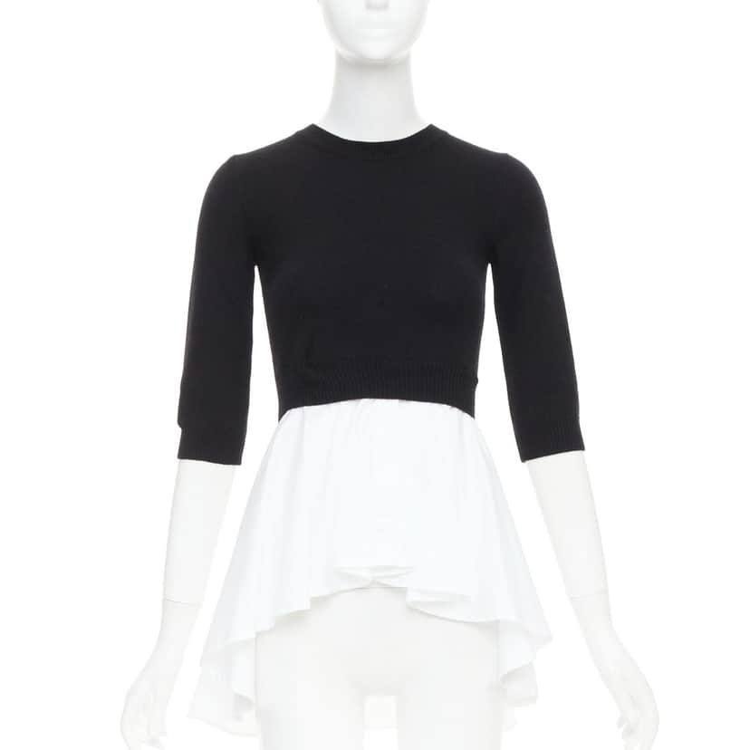 Alexander McQueen Product Black Wool Very good condition - Front View