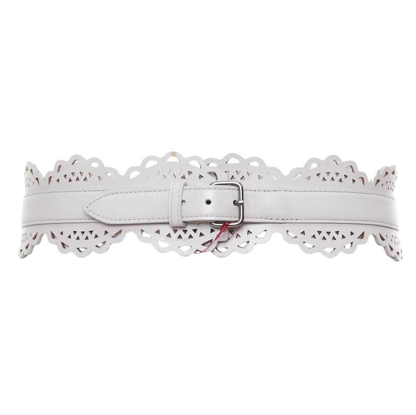 Alaia Product Grey Leather Very good condition - Front View