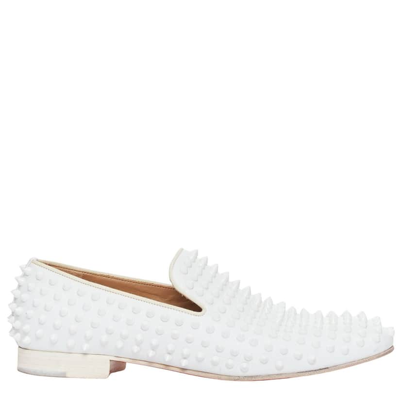 Christian Louboutin Dandelion White Leather Fair condition - Front View