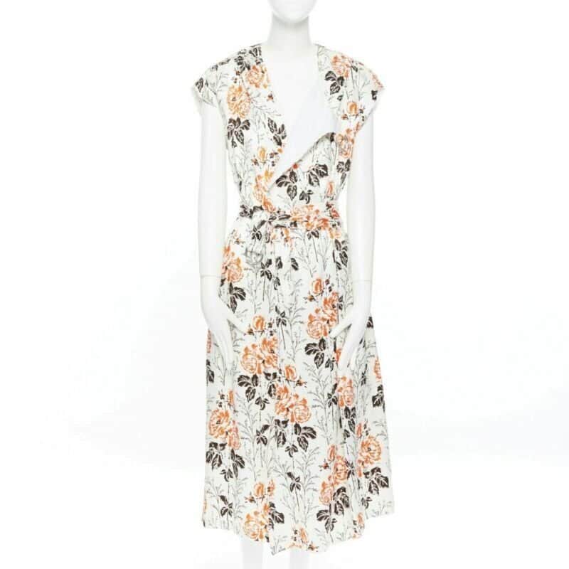 Victoria Beckham Open back dress Beige Viscose Very good condition - Front View