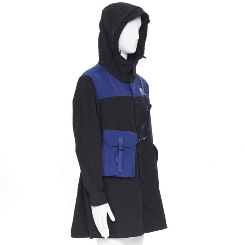 The North Face Blue Bravo Raincoat Black Polyester Never worn, with tag - Front View