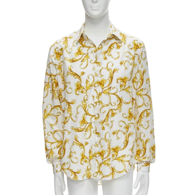 Versace A77215S White Cotton Never worn, with tag - Front View