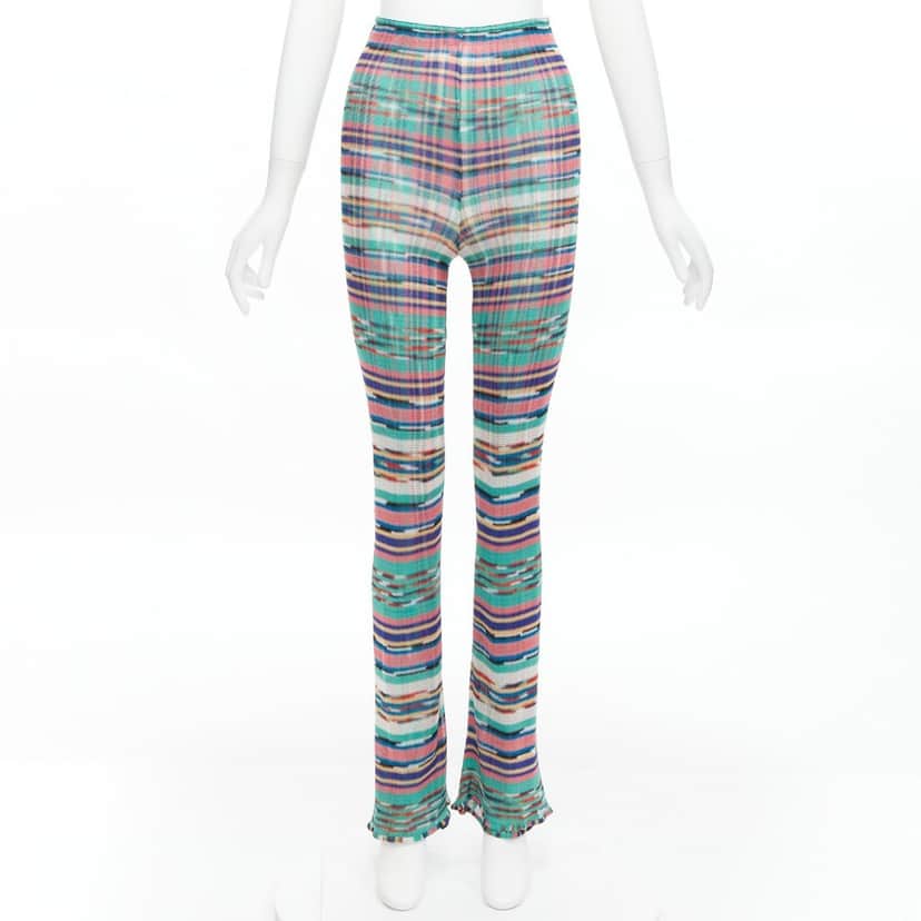 Missoni Psychedelic Flared Pants MultiColor Polyester Never worn - Front View