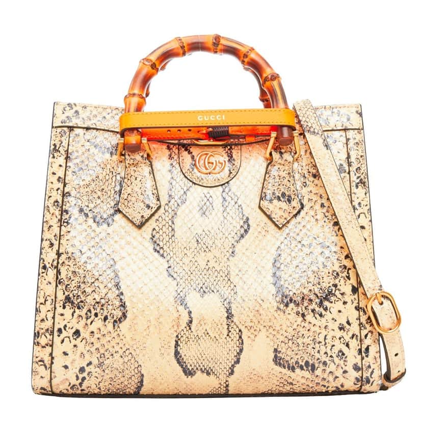 Gucci Diana NM Small Beige Leather Very good condition - Front View