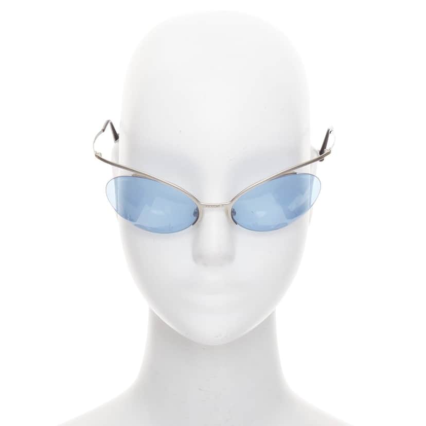 Chanel 4001.0 Blue Metal Fair condition - Front View