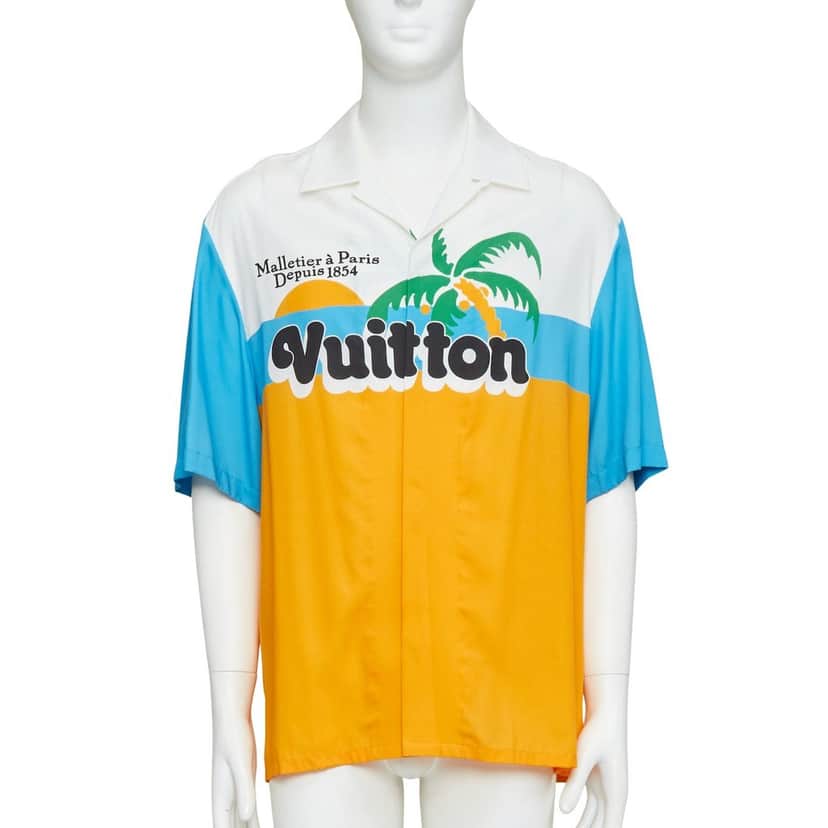 Louis Vuitton Product Yellow Polyester Very good condition - Front View