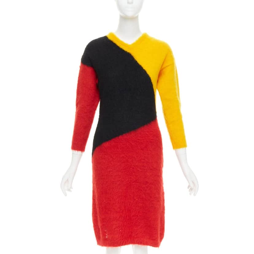 Kansai Yamamoto Product Yellow Wool Fair condition - Front View