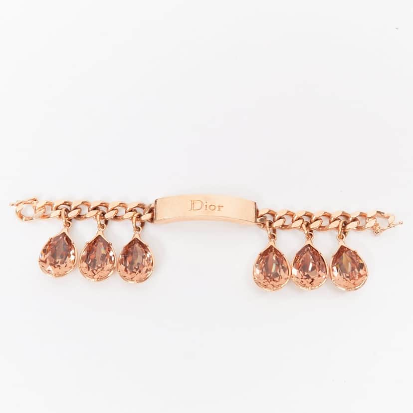 Dior Bracelet Gold Metal Good condition - Front View
