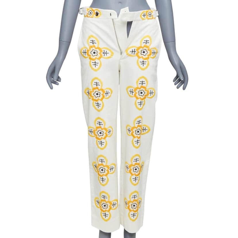 Bode Buttercup Ecru Cotton Very good condition - Front View