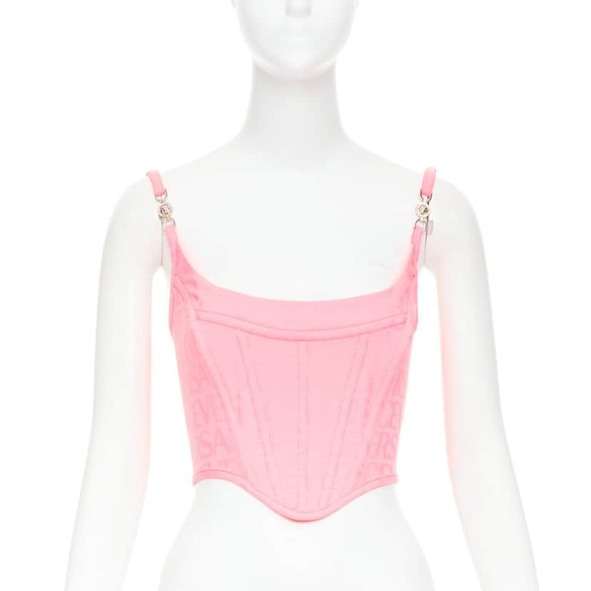 Versace Medusa '95 Corset Pink Never worn, with tag - Front View