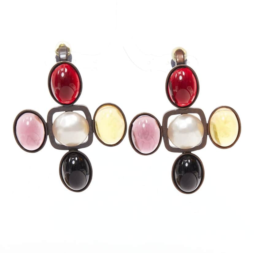 Saint Laurent 666425-Y15VR-9247 Blue Metal Very good condition - Front View