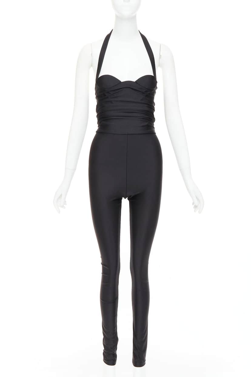 Saint Laurent Jumpsuit Black Polyamide Never worn, with tag - Front View