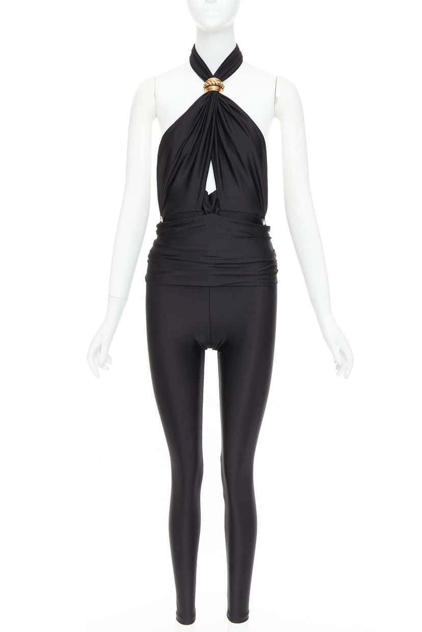 Saint Laurent Jumpsuit Black Polyamide Never worn, with tag - Front View
