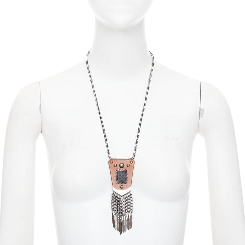 Saint Laurent Product Brown Leather Very good condition - Front View