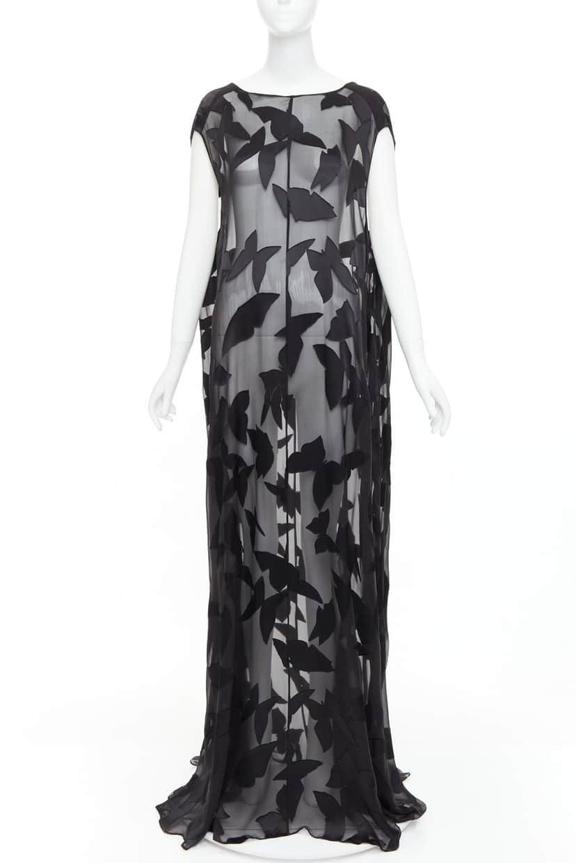 Saint Laurent Dress Black Viscose Never worn, with tag - Front View