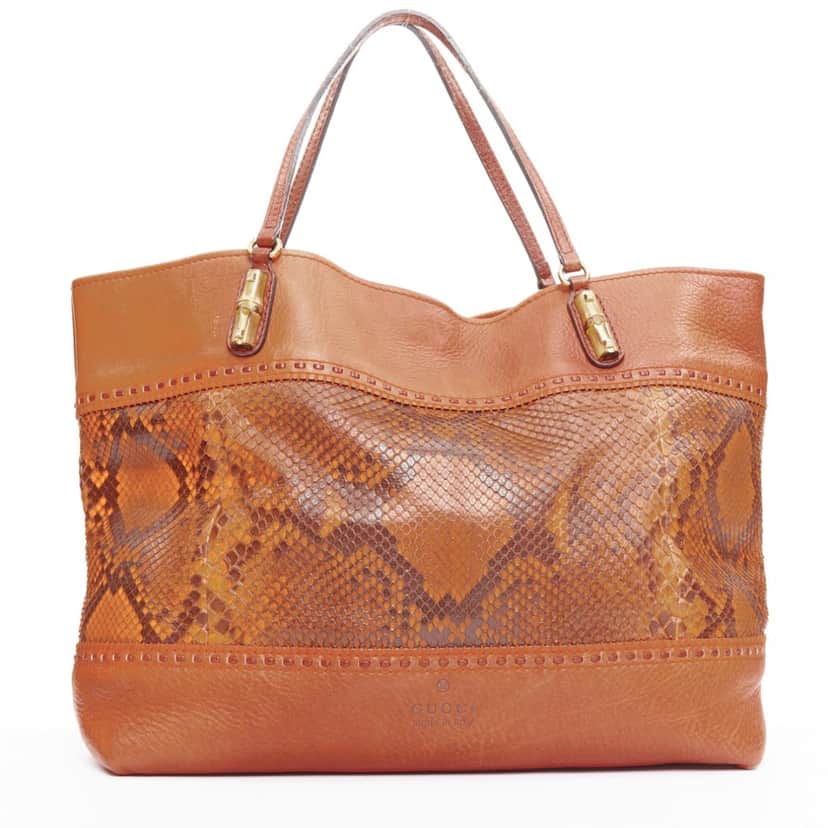 Gucci Laidback Crafty Orange Leather Fair condition - Front View