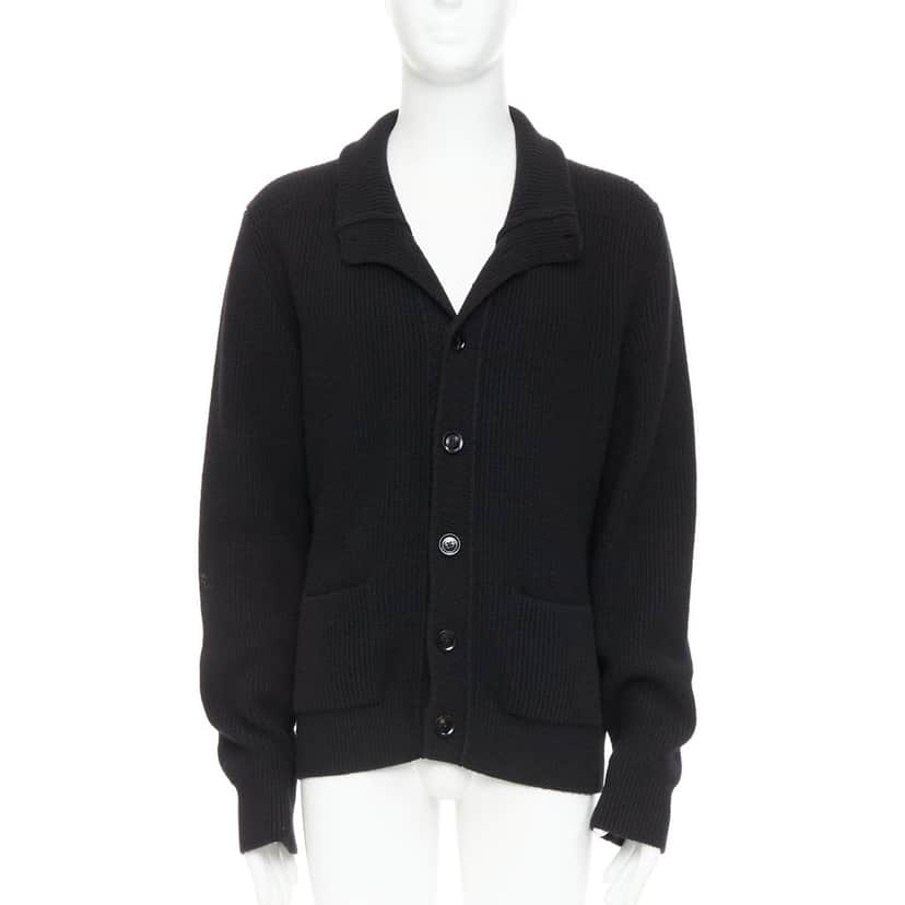Tom Ford Tom Cardigan Black Cashmere Good condition - Front View
