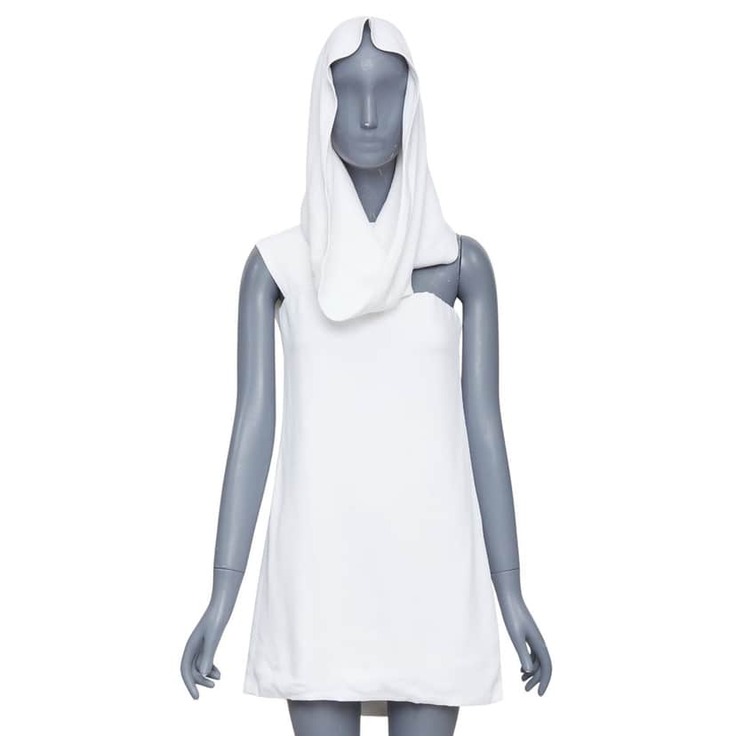 Ferragamo Dress White Silk Never worn, with tag - Front View