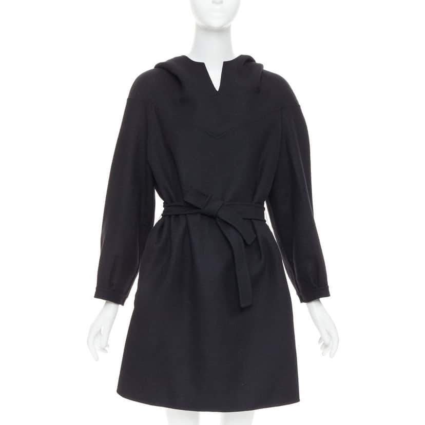 Dior Dress Black Wool Very good condition - Front View