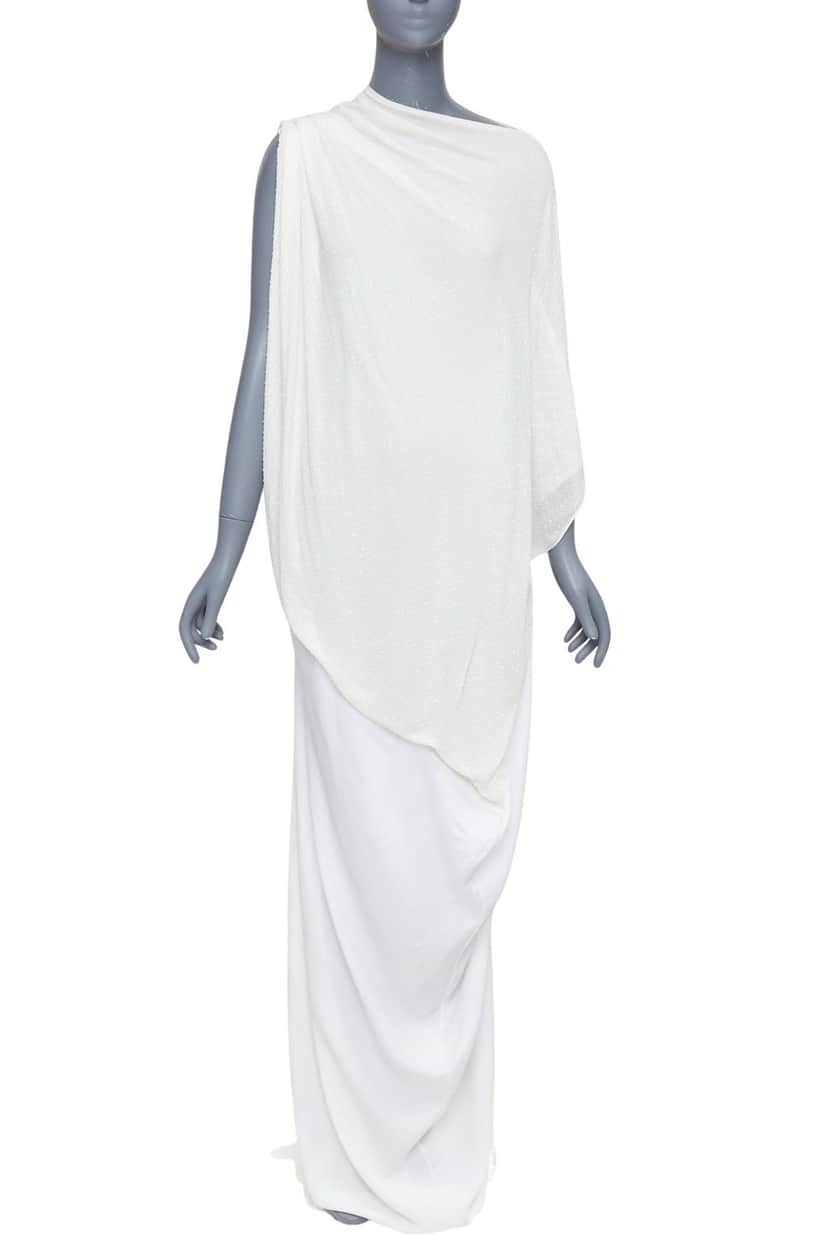 Salvatore Ferragamo Dress White Silk Very good condition - Front View