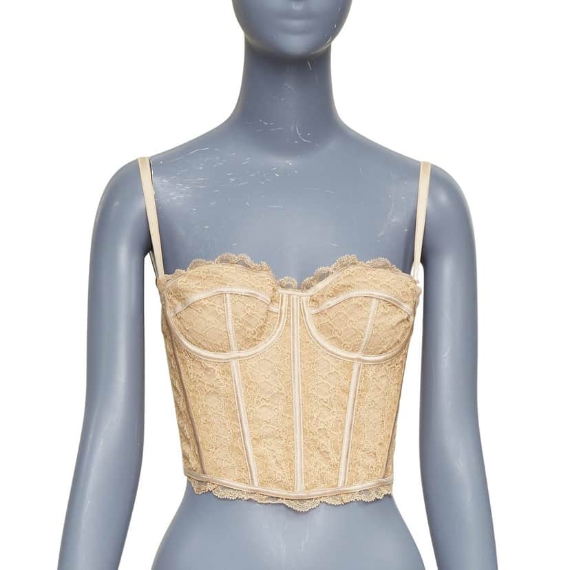 Gucci Beige Cotton Tops Beige Cotton Never worn, with tag - Front View